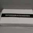 Free Standing Toilet Paper Roll Holder with Storage Reserve, Brushed Gold Toilet Paper Holder Stand with Shelf, Bathroom Tissue Dispenser Floor Stand, SUS304 Stainless Steel, SHUNLI