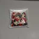 Waydress 120 Pcs Tiny Mini Christmas Velvet Bows for Crafts Xmas Twist Tie Bows Ribbon Bowknot Christmas DIY Craft Sewing Scrapbooking Gift Wrapping(Red, Green, Cream,1 Inch)