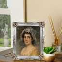 Silver Picture Frame 8x10 Vintage Victorian Picture Frames Antique Gothic Baroque Ornate for Wall or Tabletop Display, Fits 8x10 or 5x7 Photo with Mat