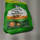 Greenies Pill Pockets for Dogs Large Size, Dog Treat Pouch for Capsule Medication, Chicken Flavor, 15.8 oz. Pouch (EXP 07/27/29)