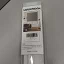 SHADEMOON Cordless Blackout Window Roller Shades, Pull Down Spring System Indoor Blinds, Room Darkening Waterproof UV Blocking Thermal Insulated Fabric for Home Office (White, Width 47", Height 72")