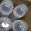 Dr. Brown's Silicone Baby Bottle with Collapsible Insert Designed to Reduce Colic, 9 oz with Wide-Neck Level 2 Medium Flow Nipple, BPA-Free, 3m+, White, 4-Pack