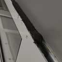 Dog Door for Sliding Glass Door with Magnetic Plastic Flat, Sliding Door Pet Doggie Door Insert with Lock, Adjustable Height No-Cut Required Doggy Door Access Renters, Apartments, Patio (White, L)