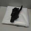 Mattress Vacuum Bag for Moving, Vacuum Seal Mattress Bag for Memory Foam or Inner Spring Mattresses, Compression and Storage for Returns, Leakproof Valve and Double Zip Seal (Queen/Full/Full-XL) (Clear)