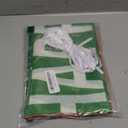 Celchvens 7x5ft Happy Birthday Street Sign Backdrop, 123 Green Sign Brick Wall and Lamp Posts Party Banner, Urban City Theme Birthday Party Photo Booth Background Decoration for Kids & Adults