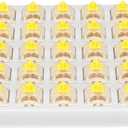 Mtlavishness 72PCS G Yellow Pro Keyboard Switches Pre Lubed for A Smoother Typing Experience Ideal for Mechanical Keyboard Gaming and DIY Enthusiasts 3 Pin RGB SMD Linear Single, Pack of 2 
