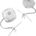 Locking Fuel Cap (2PCS), Compatible with 1996-2018 Freightliner Cascadia Columbia Century Coronado 1/4 Turn Lock Gas Cap, 3In Aluminum Diesel Fuel Tank Cap, W/Keys | 03-37017-002 0337017002 600149