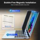13.8 Inch Magnetic Privacy Screen for Microsoft Surface Laptop 7, Removable Anti Glare Screen Protector, Blue Light Computer Filter, Anti Spy Easy Install