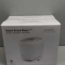 KITCHENARM 19-in-1 HANDY Bread Machine with Homemade Cycle and Gluten Free Setting - Beginner Friendly 2LB 1.5LB 1LB White Bread Maker Machine with Recipes and Delay Timer (19 Programs - 3 Loaf Sizes - 3 Crust Colors, White Body - Stainless Steel Lid & Chamber)