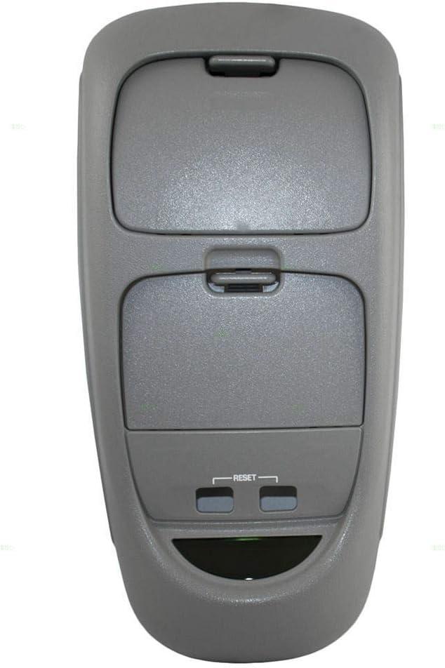 Parts N Go 2002-2004 Super Duty F-250 F-350 F-450 F-550 Pickup Truck Overhead Gray Console - 2C3Z25519A70AAC