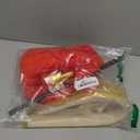 Silkfly King Cape Costume Set Medieval Robe Cape Gold Jeweled Plastic Crown Scepter for Carnival Halloween (120 cm, Red)