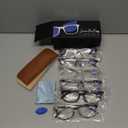 NOVIVON 6 Pack Reading Glasses with 6 Cases Blue Light Blocking Readers for Women & Men, Computer eye glasses