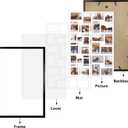 HORLIMER 2 Pack 4x6 Picture Frames Collage with 24 Openings, Multi Photo Frame for Wall Hanging, Black