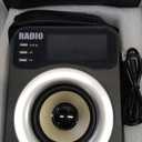 Portable Radio AM FM WB SW,Bluetooth Digital Radios Built-in 4000mah Rechargeable Battery/DC D*3 Cell Battery Operated,10W Speaker,TF/USB Playback,LCD Display Weather Alert for Home Outdoor Emergency (Black)