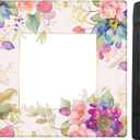 Watercolor Pink Purple Floral Mahjong Mat for Table 31.5in