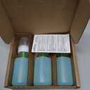 Dr. Brown's Anti-Colic Options+ Narrow Glass Baby Bottles 4 oz/120 mL, with Level 1 Slow Flow Nipple, 3 Pack 0m+ with Mint 100% Silicone Sleeves, BPA-Free