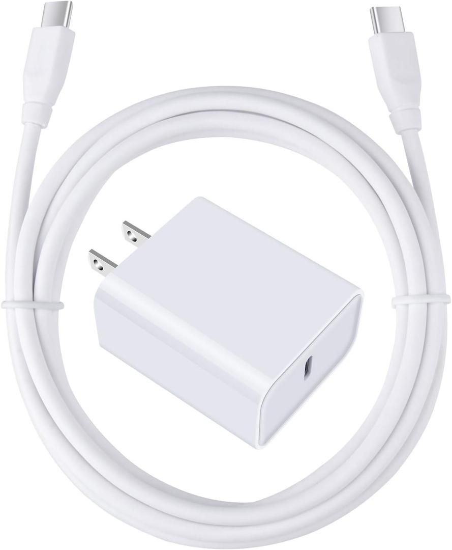 USB C Fast Charger for Google Pixel 10a 10 Pro XL 9a 9 Pro XL Fold 9 8a 8 Pro 7a 7 7Pro 6 6Pro 6a 5 4 4a 4XL 3a 3XL 2XL, Samsung Galaxy A16 A15 S26, 20W 3A PD Power Adapter with 6FT Type C to C Cable