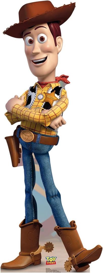 Cardboard People Woody Life Size Cardboard Cutout Standup - Disney Pixar's Toy Story