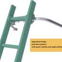 Ladder Stabilizer,Heavy Duty Aluminum Extended Ladder Accessory for Roof Gutter Guard Cleaning Tools,Ladder Stand-Off Wing Span/Wall Ladder Hooks with Non-Slip Rubber Bottom pad.(Patent)