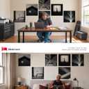 Interior Wall Panels, Sound Absorbing Art, 23.62 x 23.62 In, 6 Pack, 72 x 48 Inches