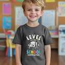 Habudda Toddler 100 Days of School Shirt Kids for Boys Girls 100th Day of School Costume T-Shirt Short Sleeve Tops Tee 2T-8Y