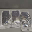 5 Pack 3.28ft x 6.56ft Glitter Silver Tinsel Foil Fringe Curtains, Photo Booth Backdrop Party Decorations for Birthday Wedding Engagement Baby Shower Graduation Bachelorette New Years