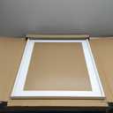 White Picture Frame 22x28, 22 x 28 Inch Aluminum Poster Frame for Wall, 22x28 Frames Matted to 18x24, 22 by 28 White Frame with Tempered Real Glass, 28x22 Art Frames (22x28 - 1P)