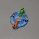 Hippos Board Game, Portable Games for Preschoolers Ages 3+, Intense Game of Quick Reflexes, Kids Board Games for 2 Players Small Size