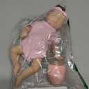 Reborn Baby Doll Silicone Full Body 12 Inch Realistic Newborn Doll The Look Real Closed Eyes Sleeping Baby Girl with Clothes Feeding Accessories Set