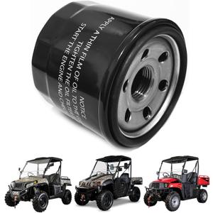 Chikia Hisun Axis Oil Filter Replacement for Hisun UTV ATV 400 500 700 250 450 550 750 Sector Vector Coleman,Massimo,Bennche,Cub Cadet 503-01156,BMS Ranch Pony stallion 500 600