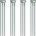 36 Inch Plant Stakes Tall, Three Sizes(12 or 24 or 36 Inch) Plant Support Stakes for Outdoor or Indoor,Garden Plant Stakes for Flowers Amaryllis Tomato Lily Peony Rose Flower Narcissus (4 Set)