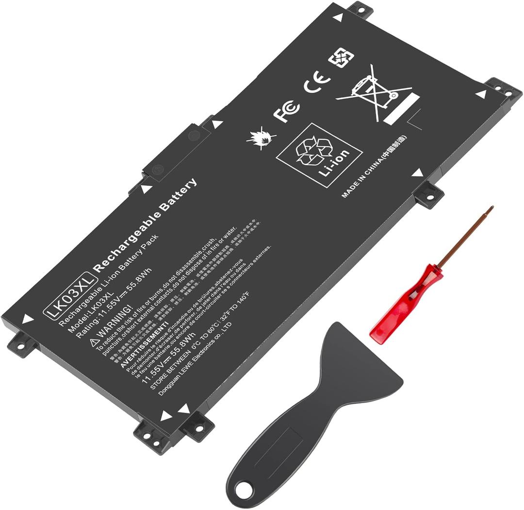TREE.NB LK03XL Battery Replacement for HP Envy X360 Convertible 15m-cn0012dx 15m-cn0011dx 15m-bp112dx 15m-bq121dx 15m-bp111dx 15m-cn0xxx 17m-ae0xx 17-ae1xx 17-bw0013dx 916814-855 916368-421