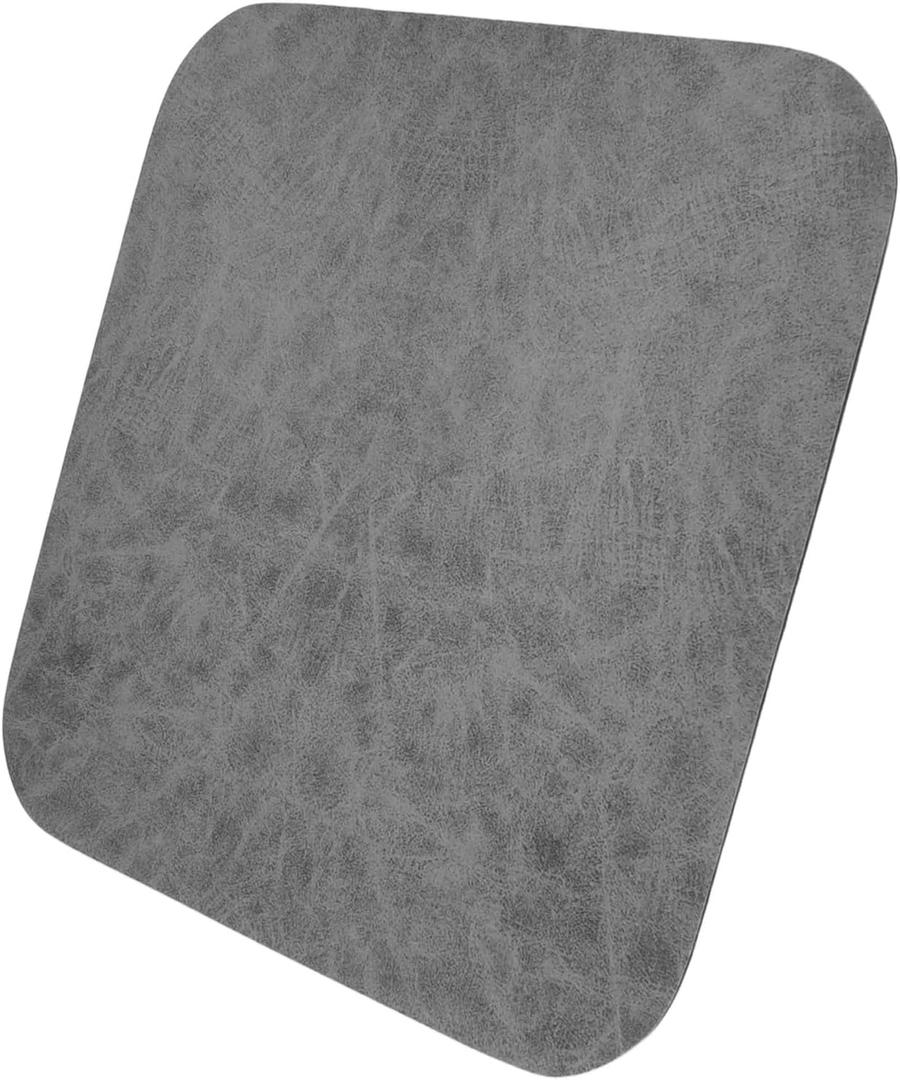 Universal Vacuum Cleaner Mat, Antislip Vacuum Cleaner Absorbent Mat, Rubber Robot Vacuum Cleaner Floor Protector for Sweeping Robots, Sweepers, 17.7x17.7in
