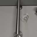 TocTen Bath Towel Bar - Thicken SUS304 Stainless Steel Bathroom Towel Holder, Towel Rod for Bathroom Heavy Duty Wall Mounted Towel Rack Hanger (12IN, Brushed Nickel)