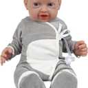 Vollence 12" Realistic Full Body Silicone Baby Doll - Boy