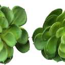 GnFlus Artificial Agave Succulent Plants, 24 Inch Large Size, Faux Succulents Stems Fake Plant for Home Office Garden Yard Indoor Outdoor Decor (Green)