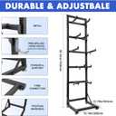 RC Car Display Stand, Multilayer Storage Rack Shelf for RC Scale Model Cars 1/8 1/10 1/12 1/18 1/24 Compatible with TRX4 SCX10 TRX4M Ascent-18 FCX18 SCX24 Crawler Trucks Upgrades