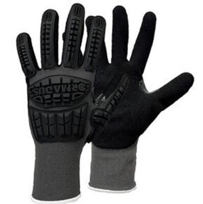 Ormadus  Gray/Black Impact Protection Coated Glove, Medium
