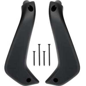 Interior Door Pull Handle Pair, Compatible with 2011-2020 Ford Fiesta (Manual Window only), Inner Front Left Driver & Right Passenger Side Door Armrest Repair Kit, OE# D2BB-A23943, G2BZ-5823943-JA