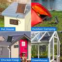 Voltset Solar Fan for Chicken Coop Outside 20W Solar Power Exhaust Fan for Outdoor with Solar Panel for Greenhouse Shed Pet Houses