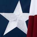 Texas Flag 2x3 Heavy Duty Outdoor TX State Flags Embroidered Star Sewn Stripes 2 Brass Grommets for Outside