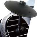 Car Cymbal, Car Crash Cymbal Air Vent - Easy Clip-On Mini Cymbal for Car Dashboard (black)
