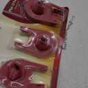 Korky Korky-2001TP 2001TP Universal Toilet Tank Flapper (3 Pack) -Easy to Install-Long Lasting All Rubber Seal-Made in USA, Red, 3 Count