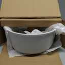 SENSARTE White Ceramic Nonstick Saucepan with Lid 2.5 Quarts, Medium Cooking Pot with Stay Cool Handle, Induction Compatible Saucepot, White Granite Coating, Free of Intentionally Added PTFE/PFOA/PFAS