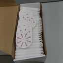 200 pcs Church Candles with Drip Protectors for Devotional Candlelight Vigil Service, Unscented White 5" H X 1/2" D, No Smoke, Shabbat, Prayer