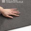 chakme Bathroom Rugs Mat 47x17, Ultra Thin Non Slip Bath Mats Runner Quick Dry Absorbent Bath Mat for Bathroom Floor, (Grey, 47"x17")