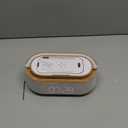 FREEFISH Bluetooth Speaker with Wireless Charge FM Radio 2500mAh Battery, LED Night Light Suitable for Home,Bedroom,Office,Gifts (Wood)