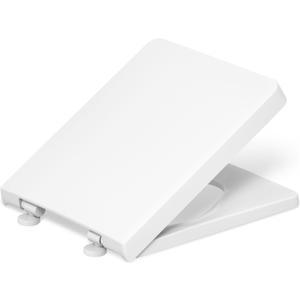 Reve Elongated Toilet Seat with Quiet-Close Technology (White)