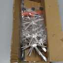 Rotary Cultivator Garden Rotary Tiller Adjustable Stainless Steel Poles Hand Tiller for Soil Mixing or Reseeding Grass Lawn Tiller Total Length 57 Inch