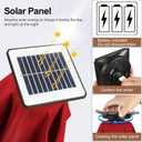 FLAME&SHADE 2 Tiers 9ft Solar Light Patio Umbrella, 40 LED lights outdoor umbrella with Centre Surround Light, Table Market Umbrella for Deck, Pool, Porch, Backyard, Garden (Red)